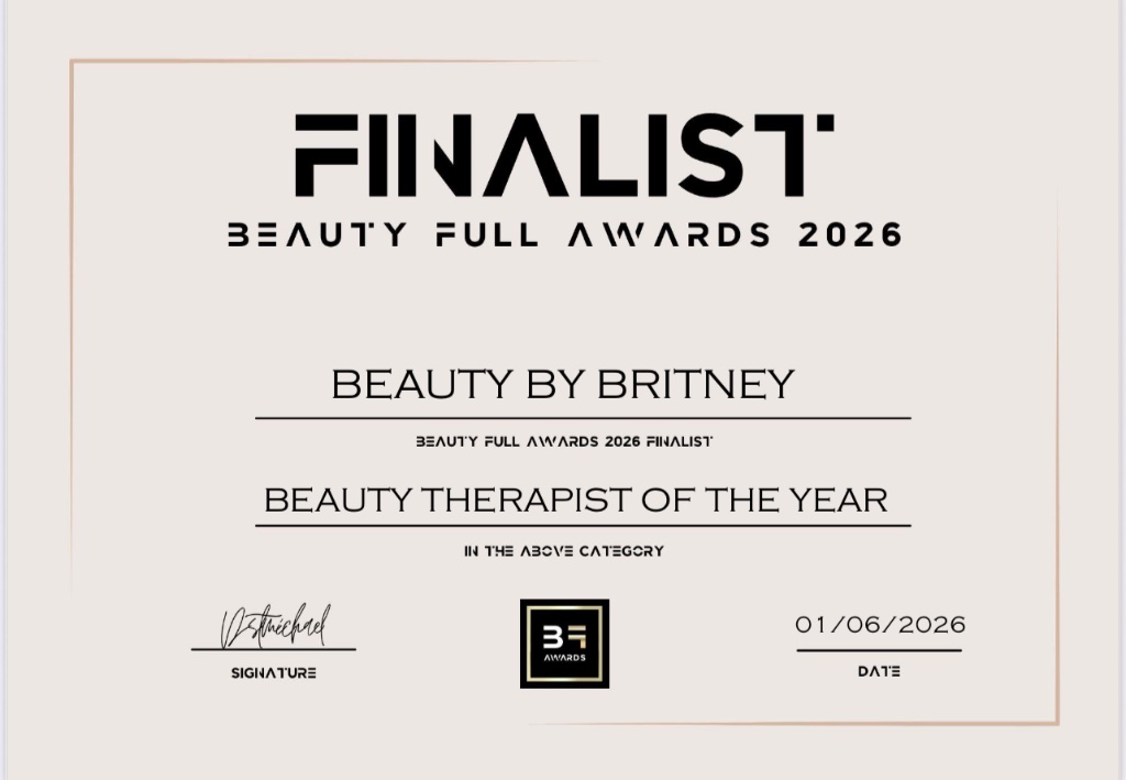 Beauty Full Awards 2026 Finalist - Beauty Therapist of the Year