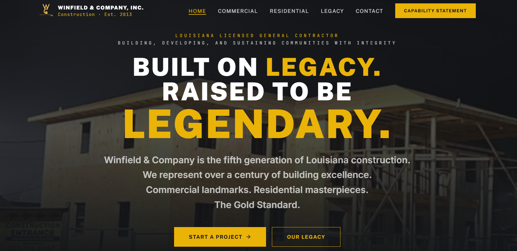 Winfield & Company website
