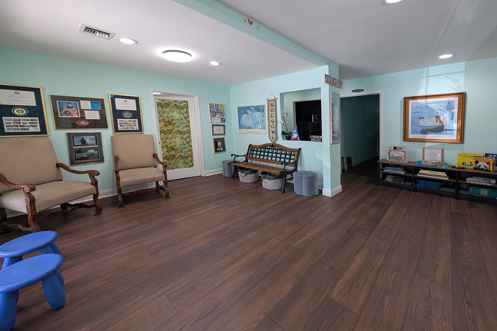 Waiting area with seating