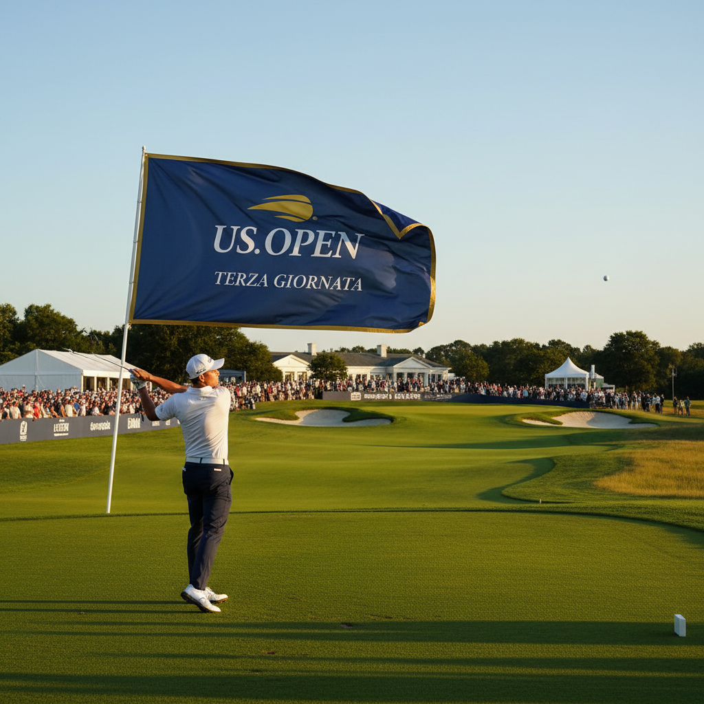 U.S. Open 2026: Wyndham Clark in Fuga a Shinnecock Hills dopo un Moving Day Epico