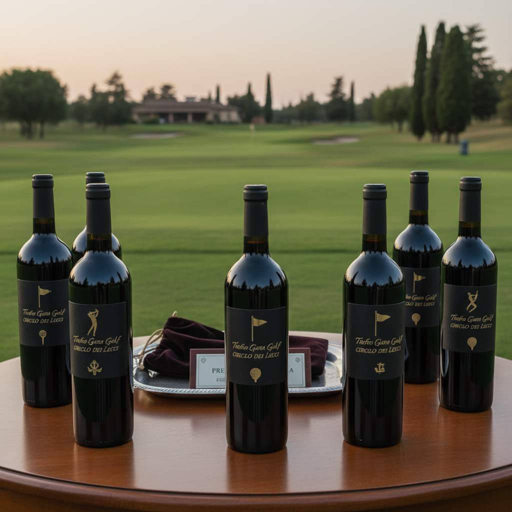 Bottiglie di Vino Personalizzate: Il Trofeo d'Eccellenza per le Gare di Golf nel 2026