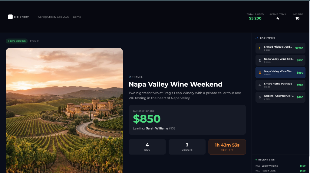 Project a live leaderboard at your event
