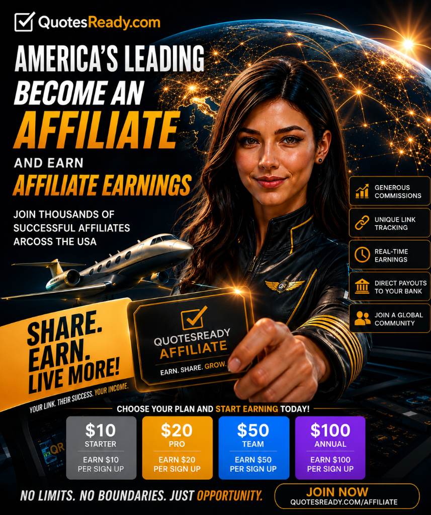 America's Leading Affiliate Program - Earn USD Commissions - QuotesReady.com