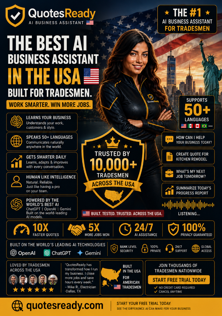 MIA Your AI Business Manager - The Best AI Business Assistant in the USA Built for Tradesmen