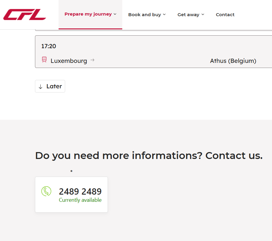 CFL contact information