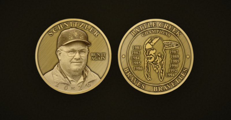 Coach Schnitzler commemorative coin
