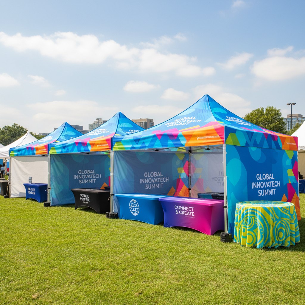 Custom Event Tents & Table Throws