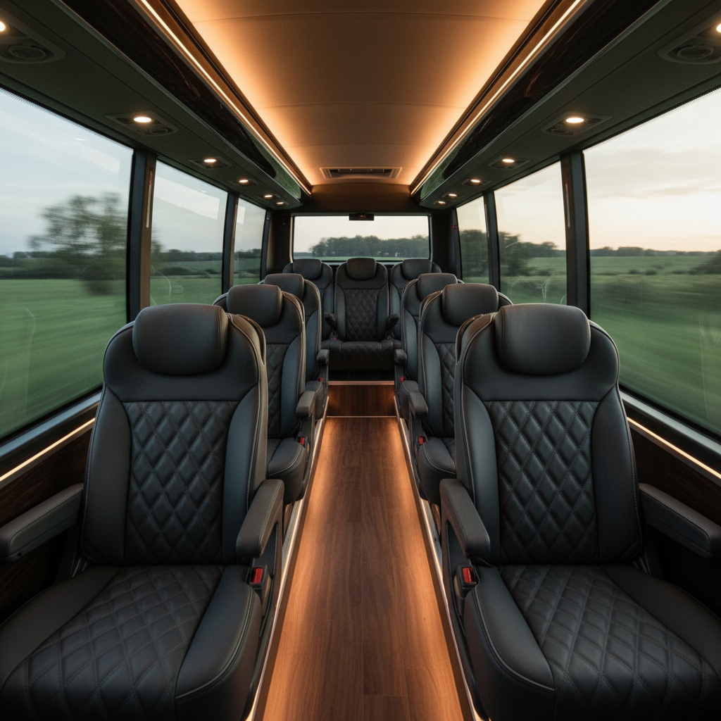 Premium minibus interior