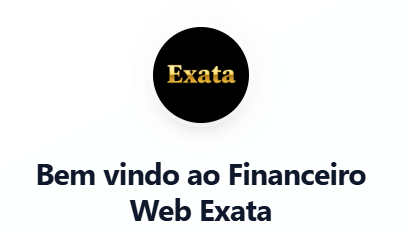 Financeiro Web Exata template preview