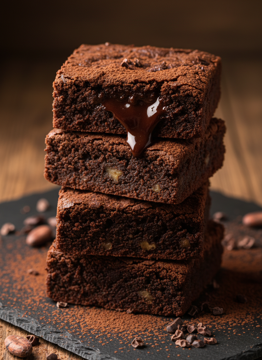 Fudgy Vegan Chocolate Brownies