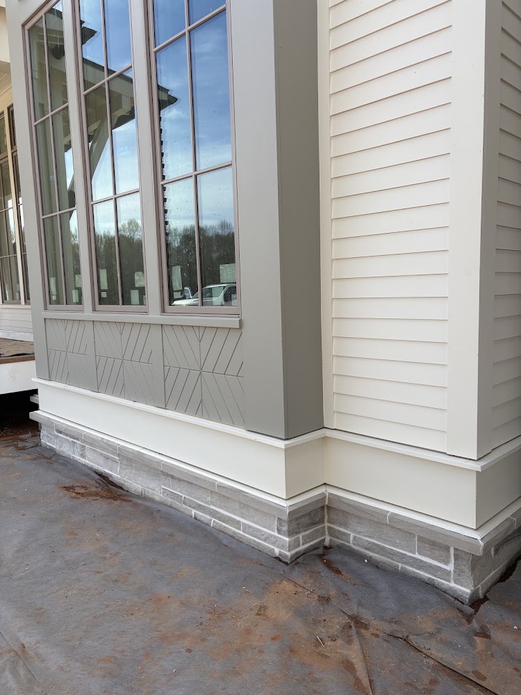 Vinyl siding soft wash on a Shelby, NC home