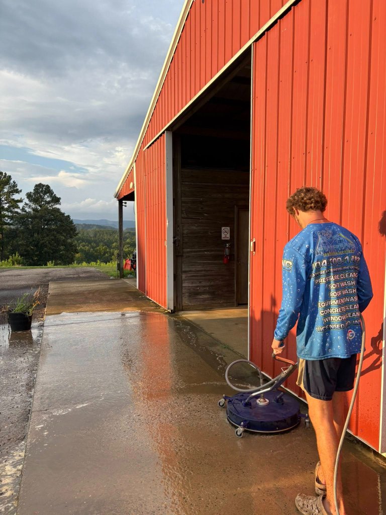 Concrete patio cleaning near Shelby, NC