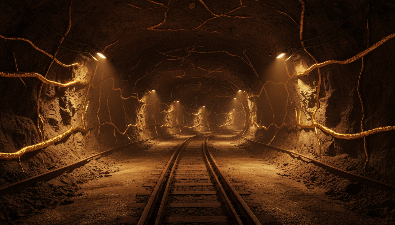Underground mine tunnel