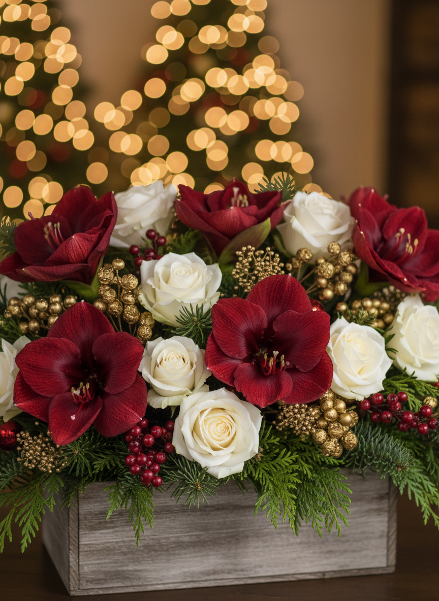 Christmas Floral Decor inspiration and ideas