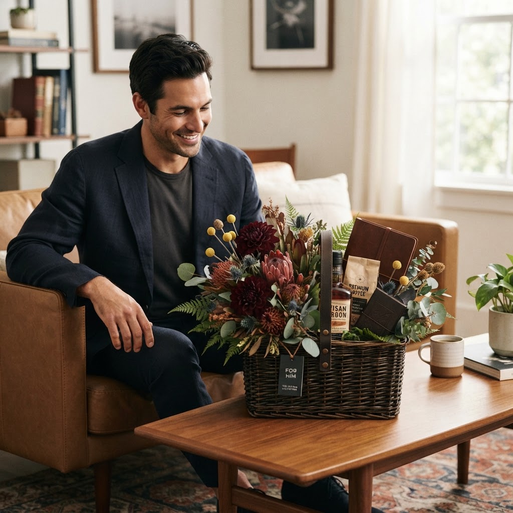 Best Floral Gift Baskets for Him