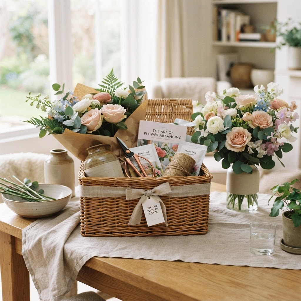Gift Baskets for Flower Arrangement Lovers