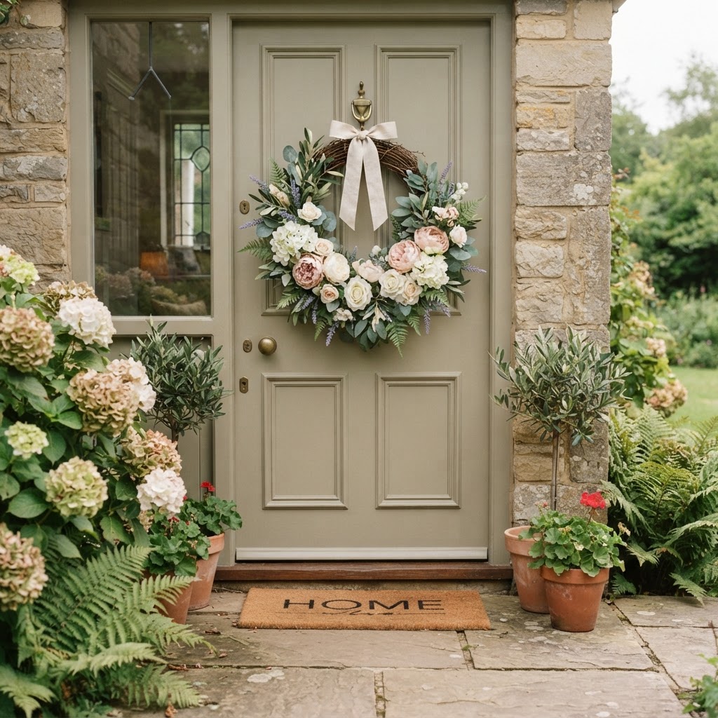 5 Best Artificial Floral Wreaths for Any Door