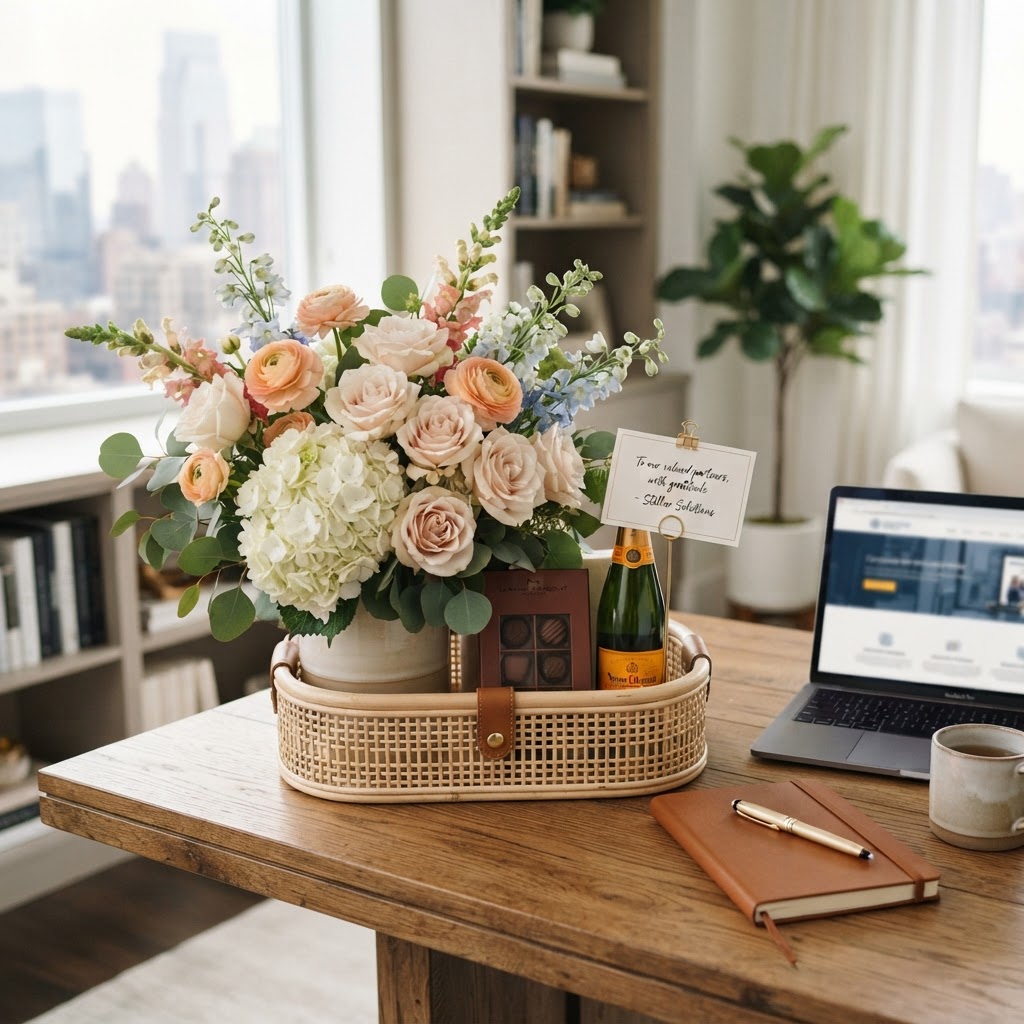 Top Luxury Floral Gift Baskets for Business