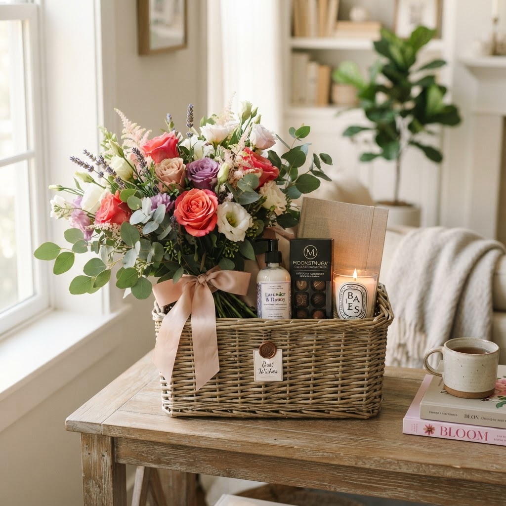Top Floral Gift Baskets Under $75