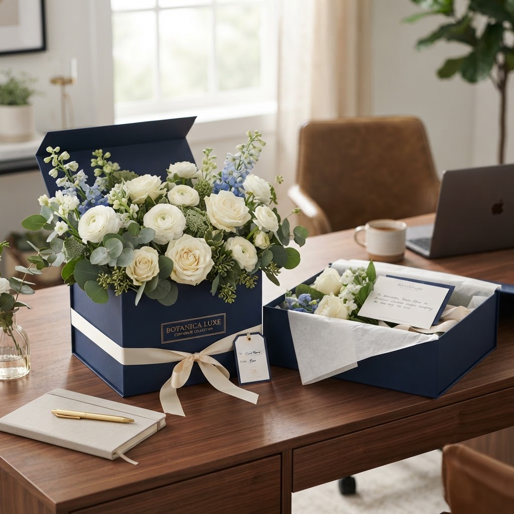 Premium Floral Gift Boxes for Corporate Clients