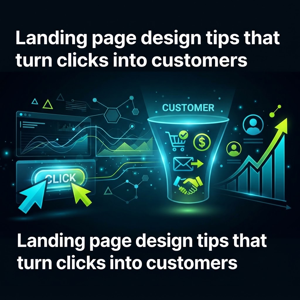 Landing Page Design Tips That Turn Clicks Into Customers
