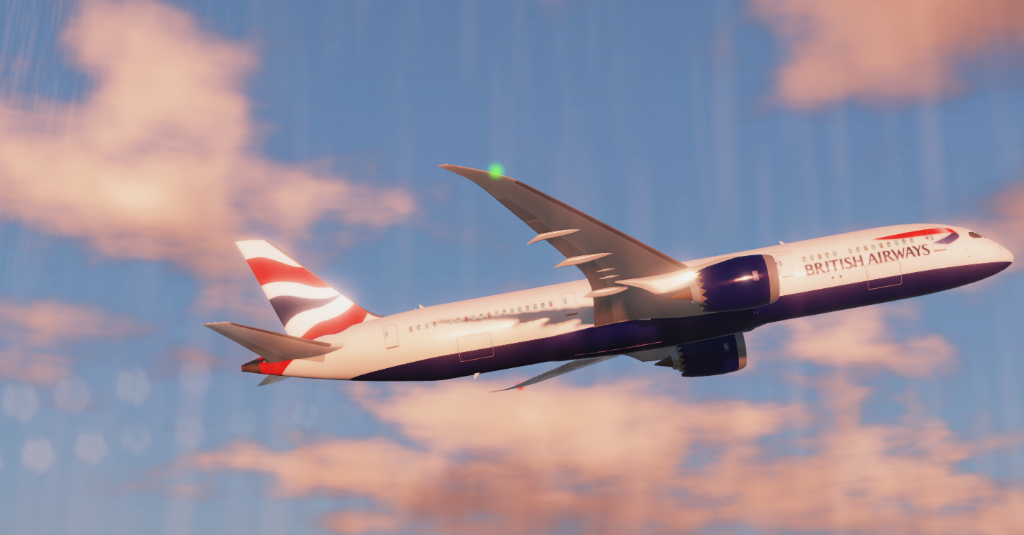 BA 787 Clouds