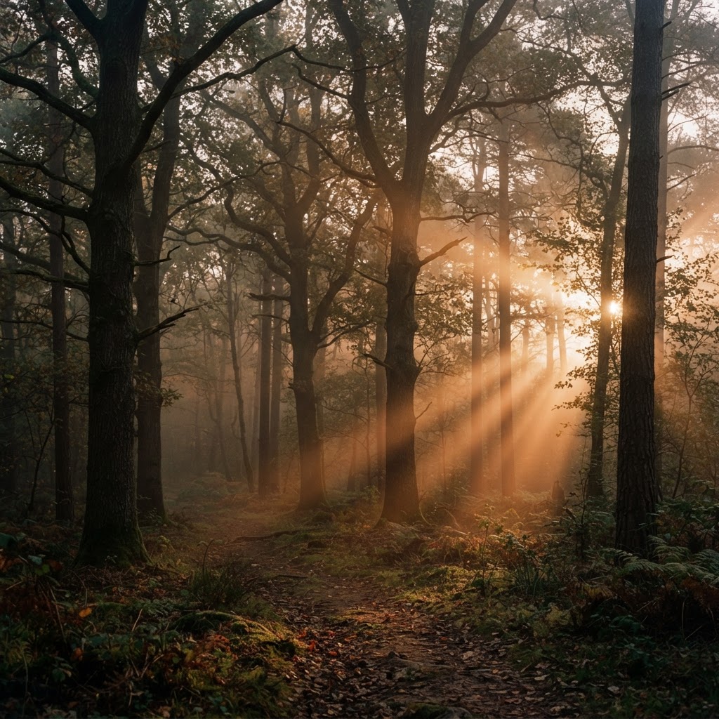 Amanecer en el bosque — metáfora del proceso de transformación con 5-MeO-DMT