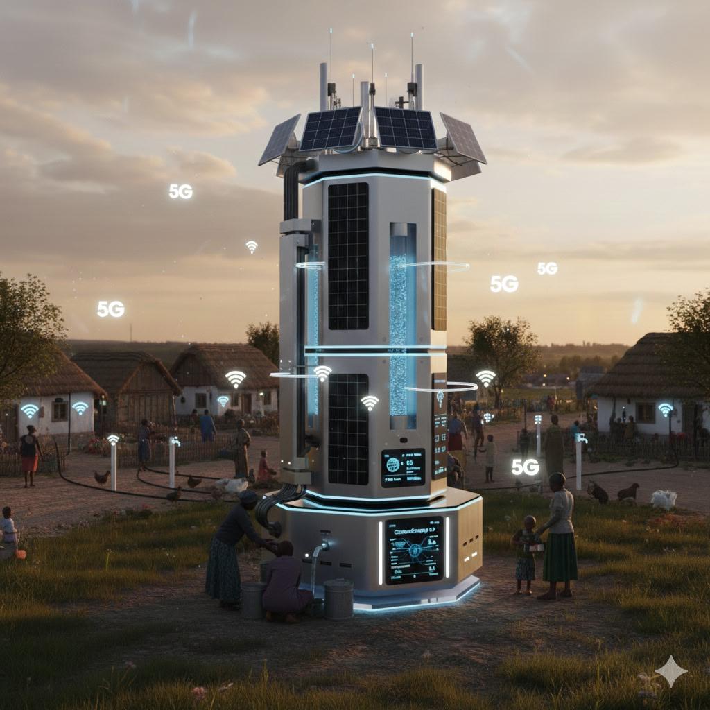 Couverture réseau 5G/Wi-Fi diffusée à l'échelle du village