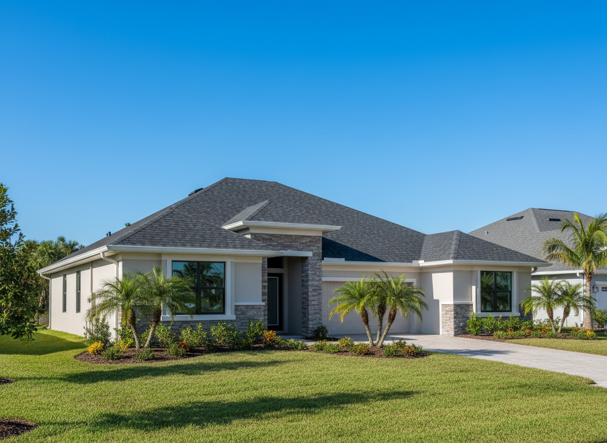 Clean asphalt shingle roof in DeBary, FL