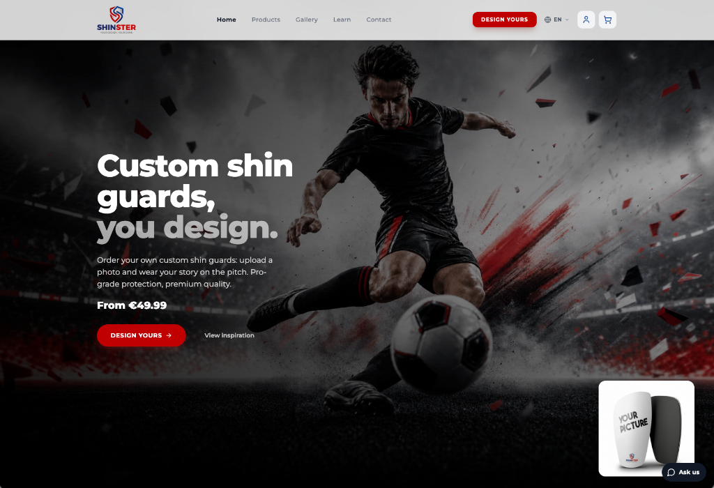 Shinster: Our International AI Webshop Built with Base44 for 27 Countries and 24 Languages