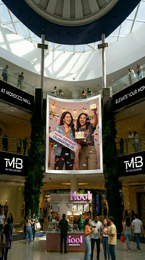 Morocco Mall LED screen