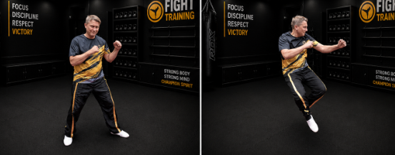 Skipping Front Kick (Breaking)
