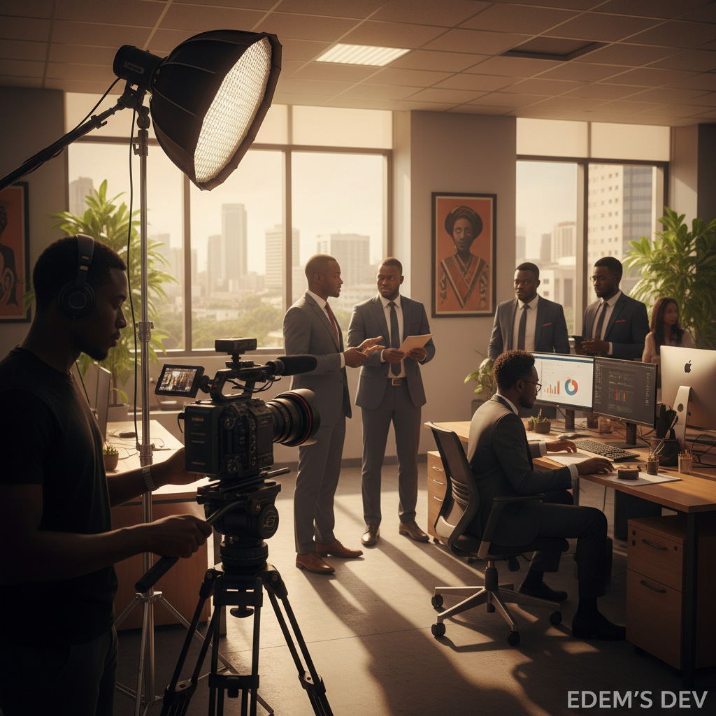 Vidéo corporative — Entreprise locale Bénin