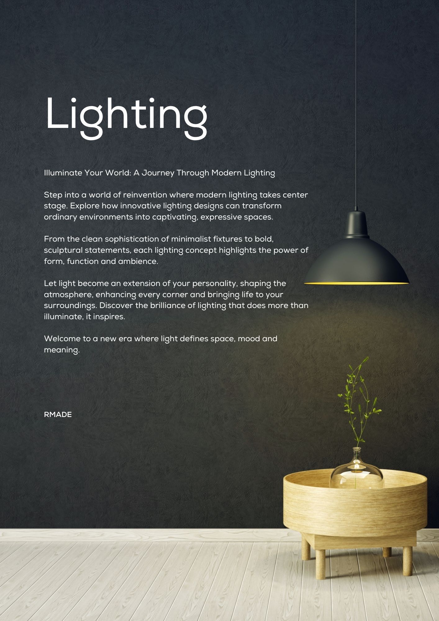 Modern pendant lighting