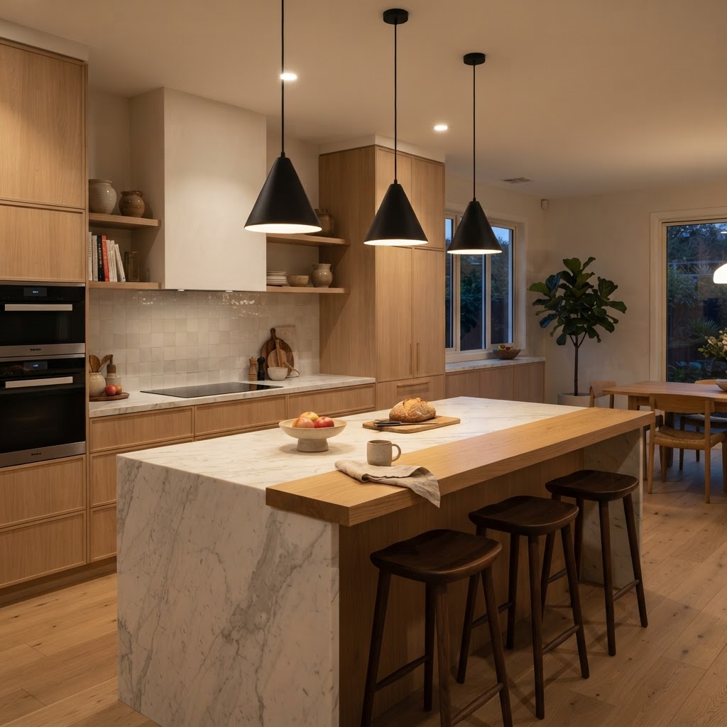 Kitchen island pendant set