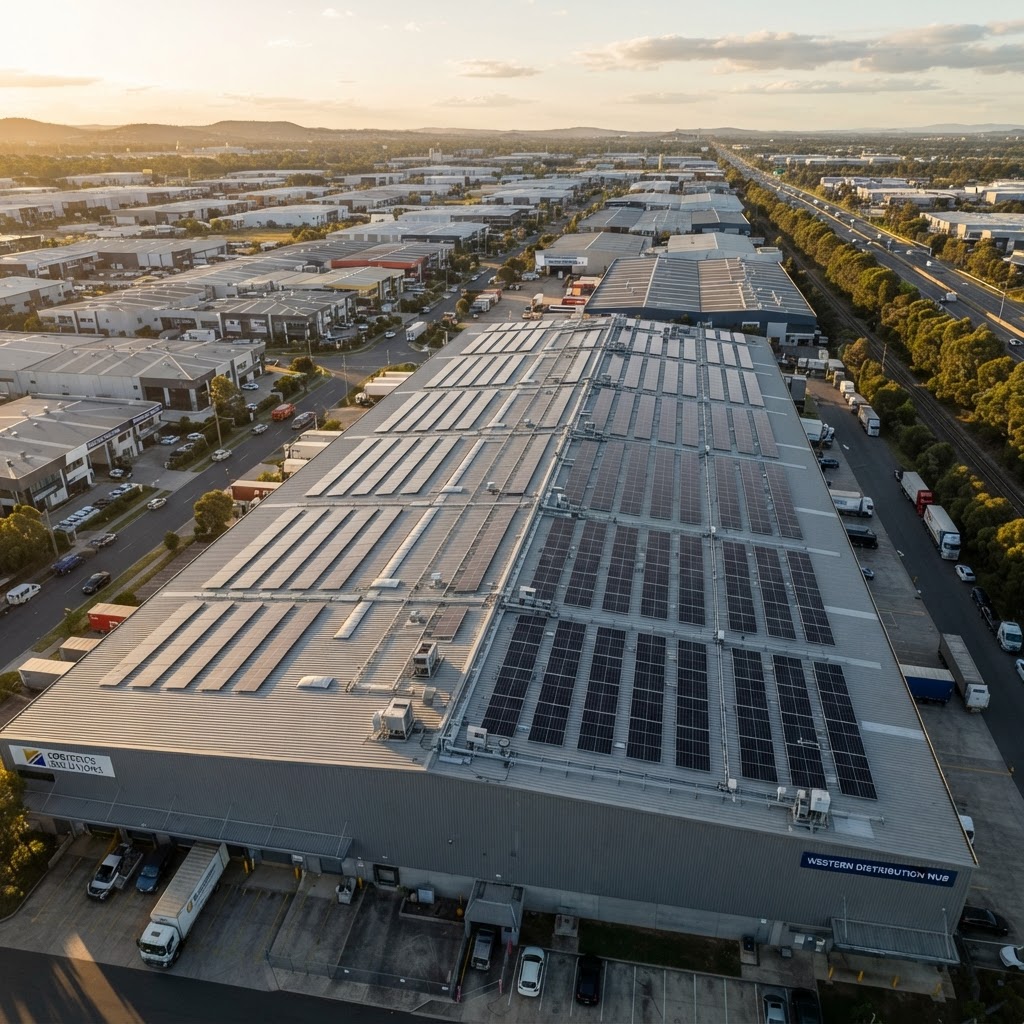 120 kW commercial rooftop array
