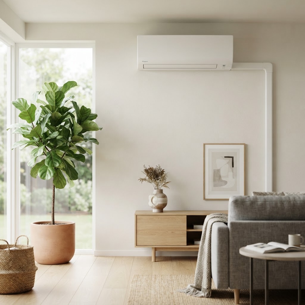 Inverter split-unit air conditioner install