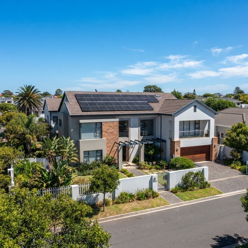 8 kW hybrid rooftop solar installation