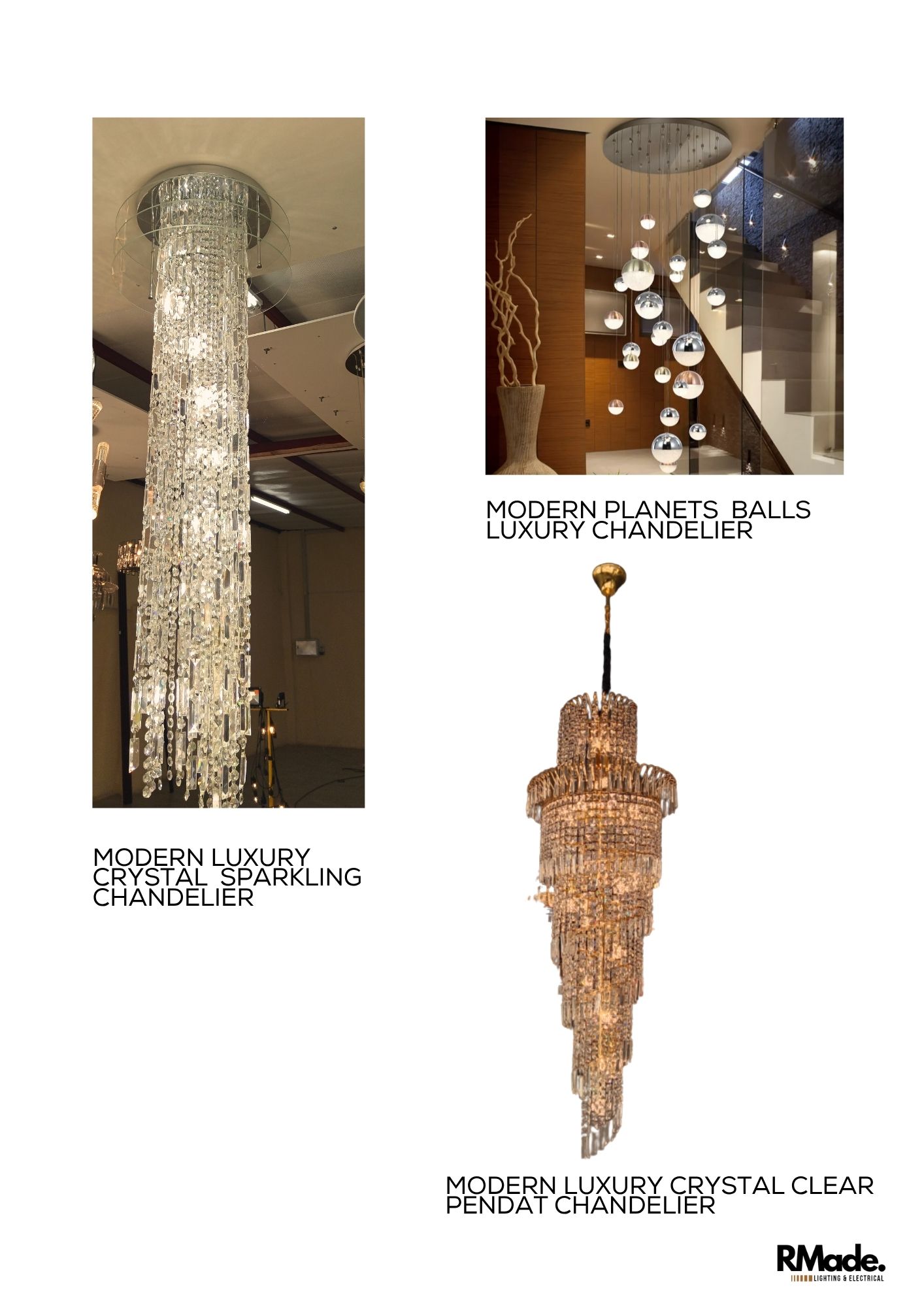Tiered Brass chandelier