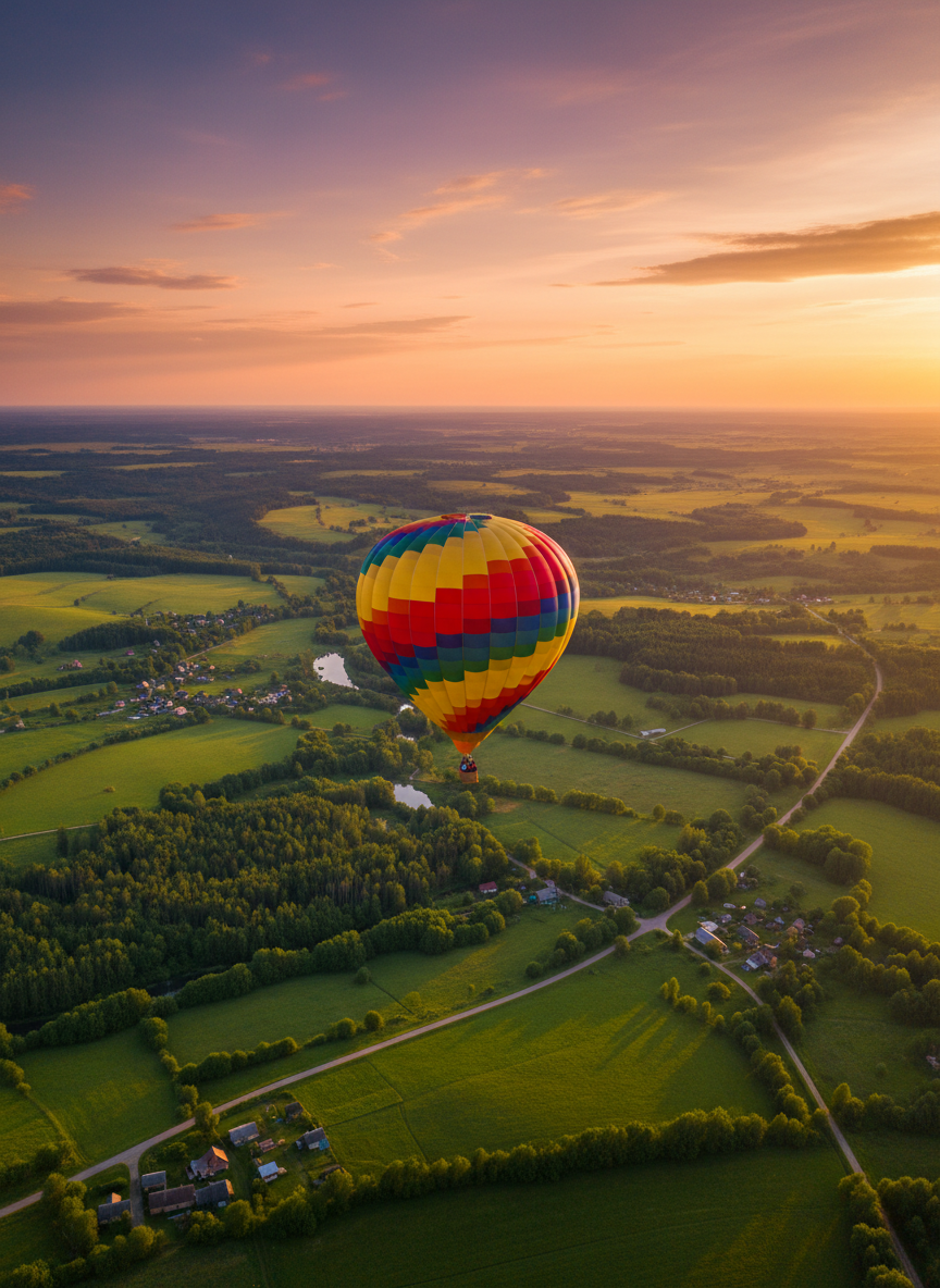 Hot air balloon adventure