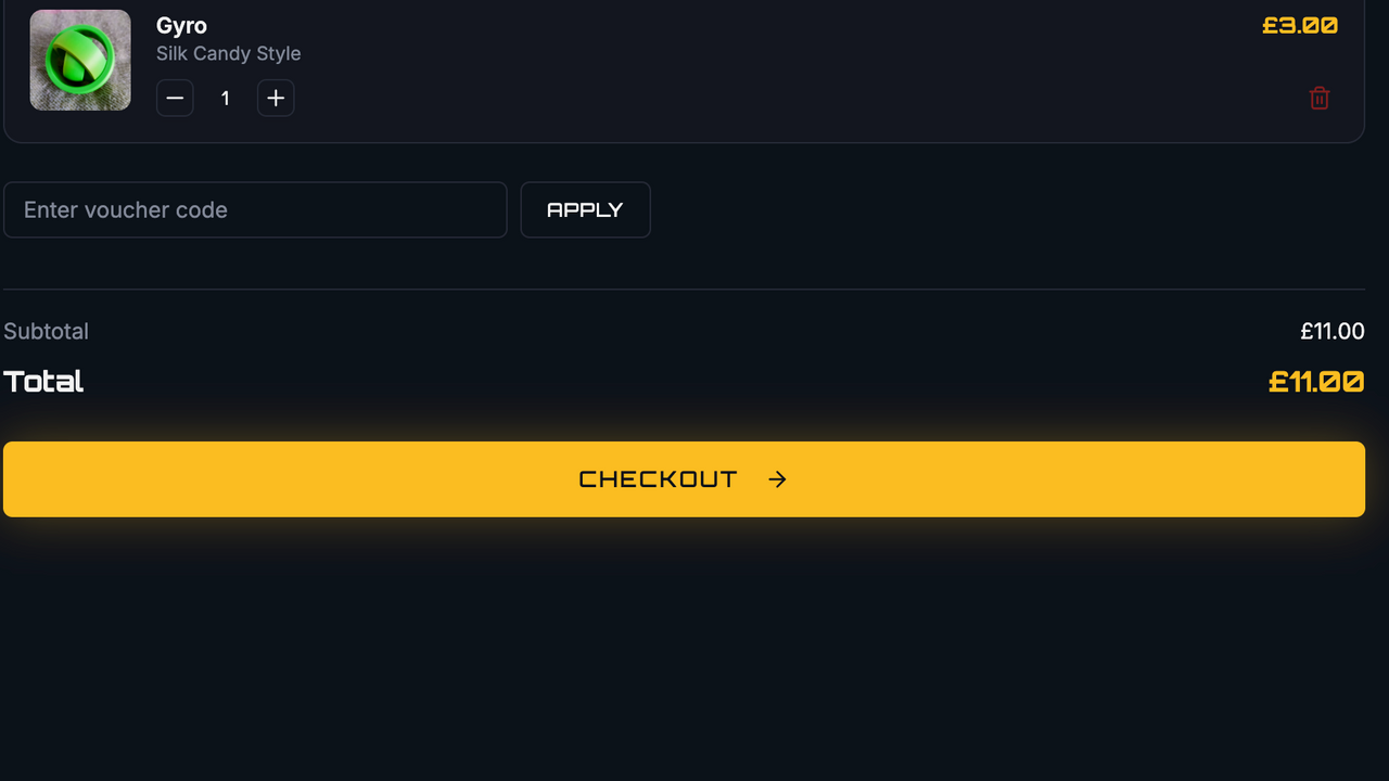 Shop template preview