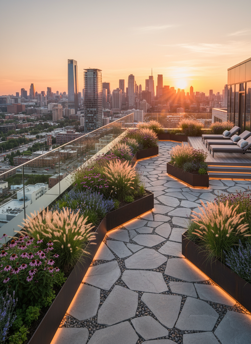 Rooftop Garden Oasis
