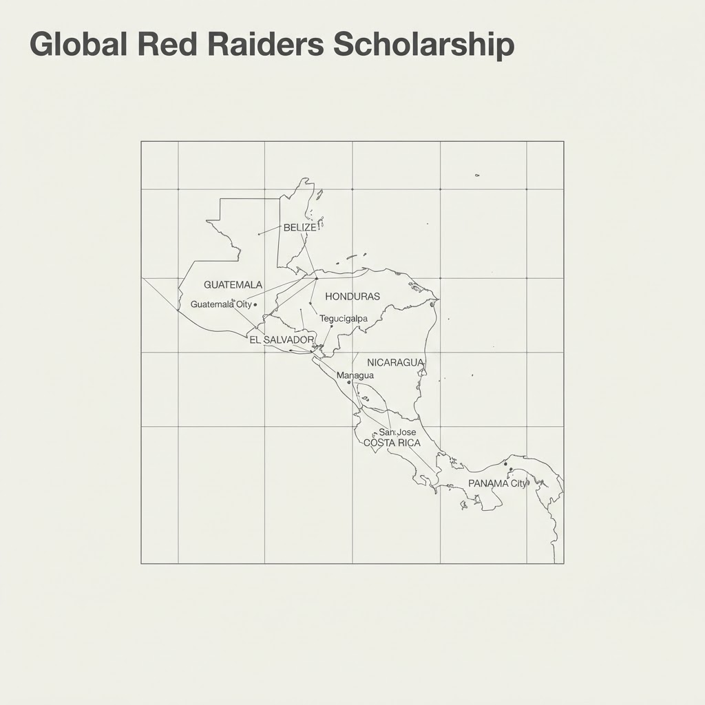 Global Red Raiders Scholarship — illustration