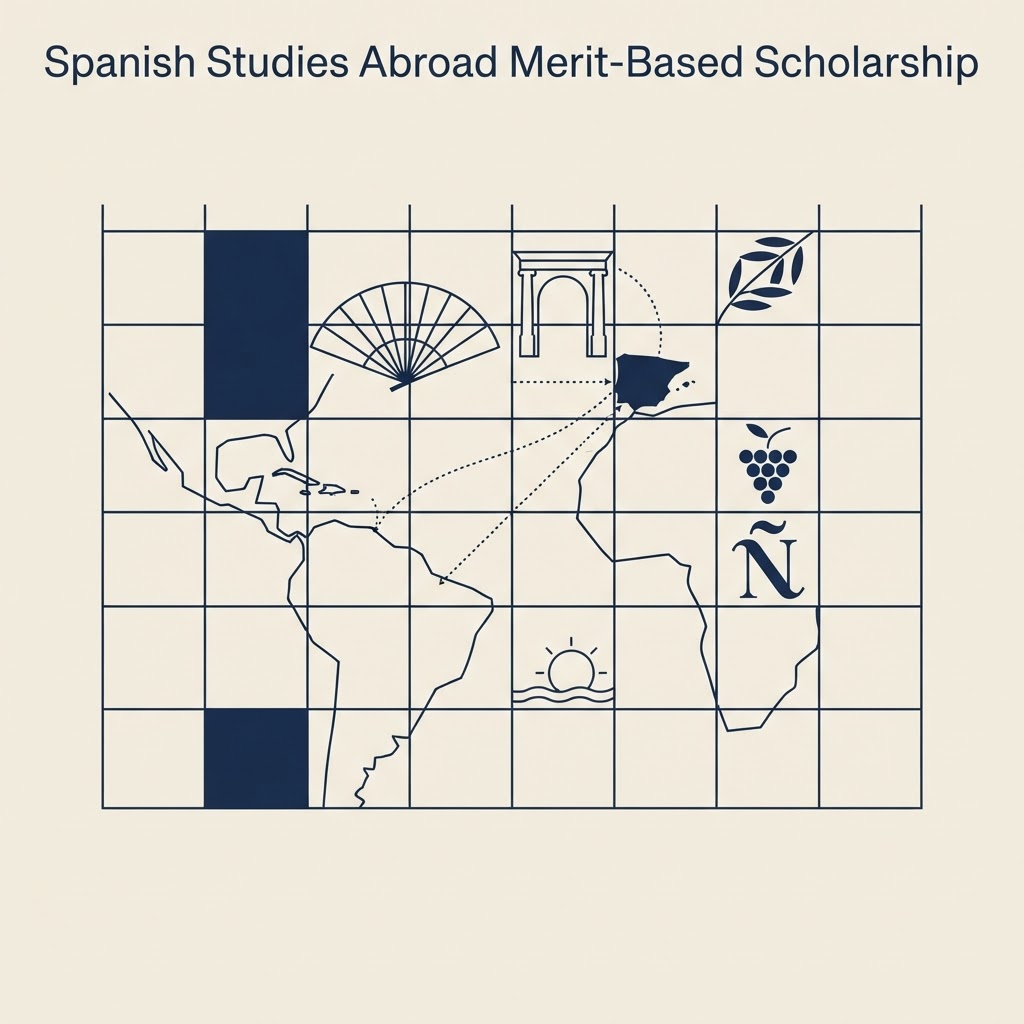 Spanish Studies Abroad Merit-Based Scholarship — illustration