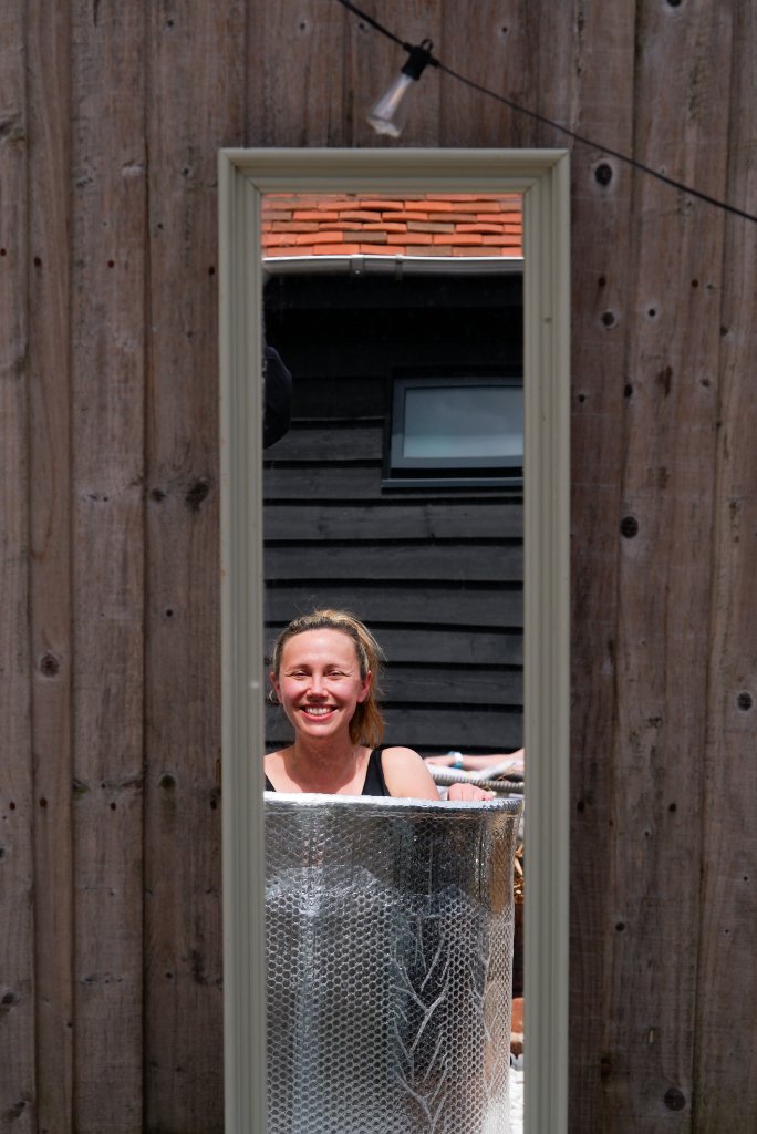 Ice bath smiles