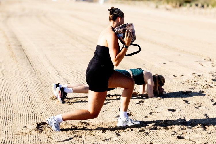 Beach workout