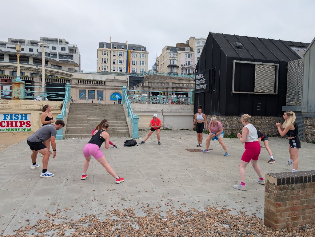 Beach circuit session