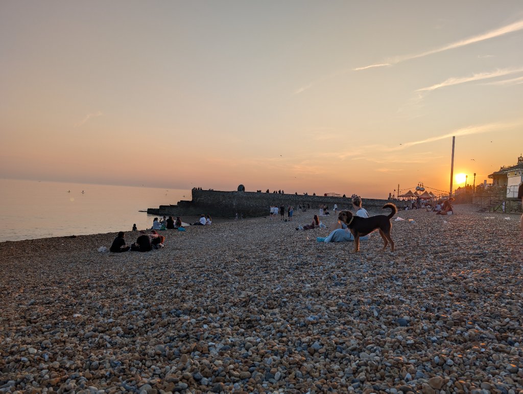 Sunset on the beach
