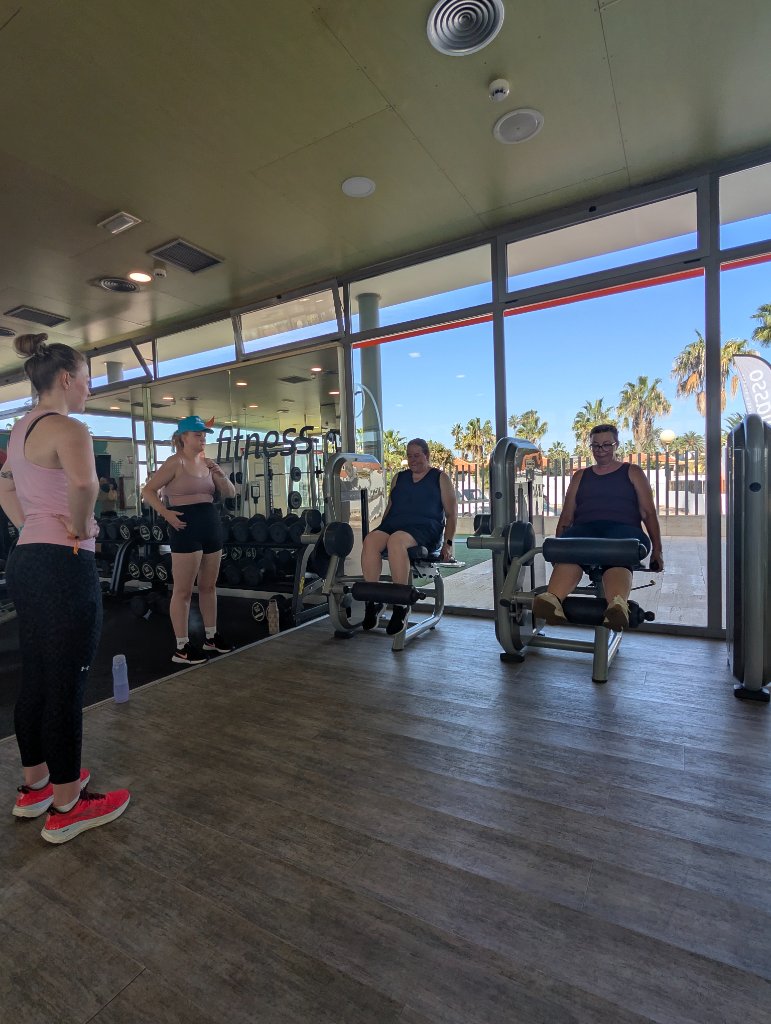 Gym session