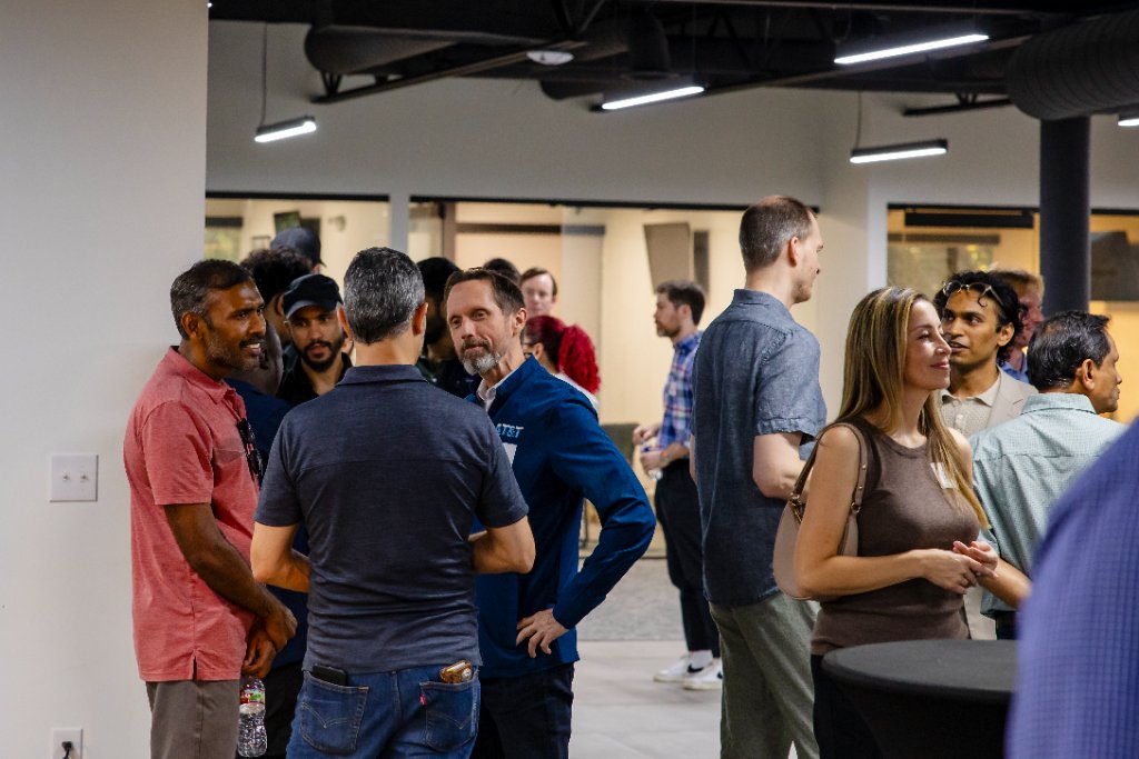 Conversations, connections, and new relationships forming across the room 19